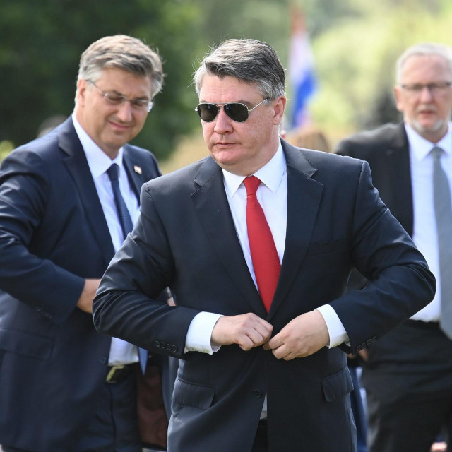Andrej Plenković i Zoran Milanović