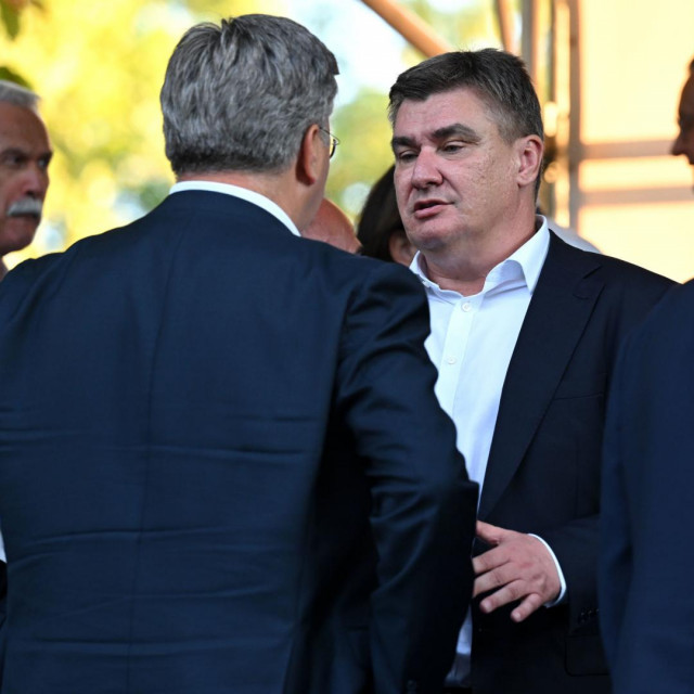 Andrej Plenković i Zoran Milanović