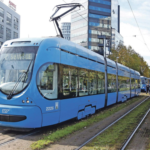 ZET tramvaj, ilustracija