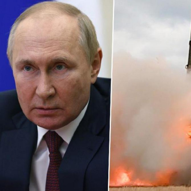 Vladimir Putin i sustav Iskander, koji može ispaliti balistički projektil kraćeg i srednjeg dometa s nuklearnom glavom