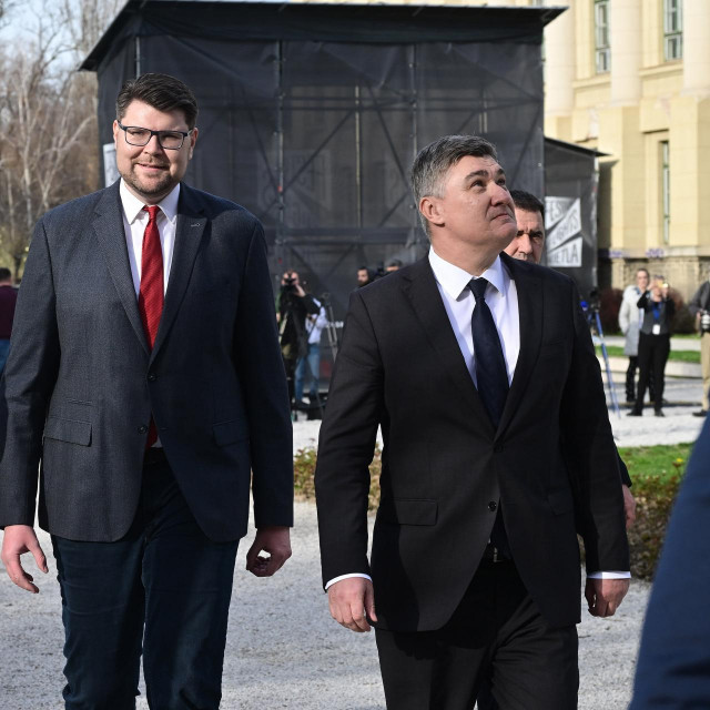 Peđa Grbin i Zoran Milanović