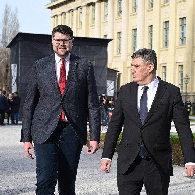 Peđa Grbin i Zoran Milanović