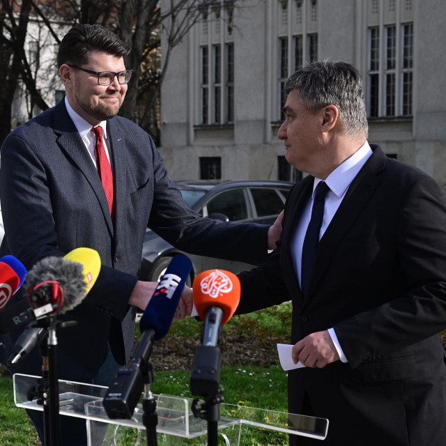 Peđa Grbin i Zoran Milanović 
 