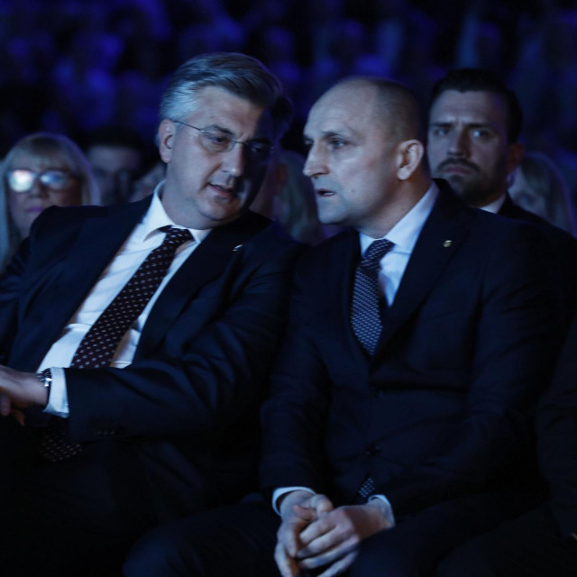 Andrej Plenković i Ivan Anušić