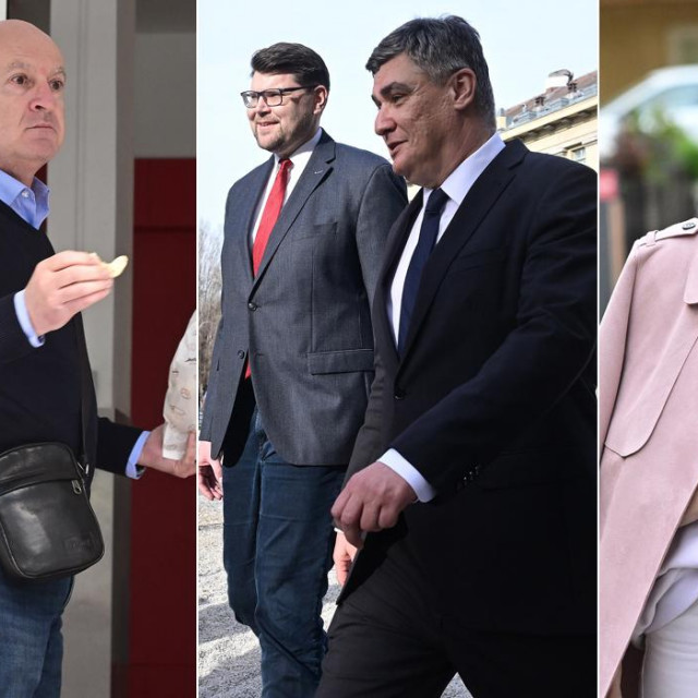 Predrag Fred Matić, Peđa Grbin i Zoran Milanović, Sabina Glasovac