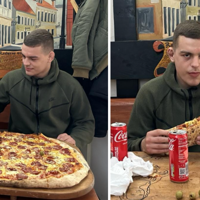 Antonio Čelić u Pizzeriji Mona Lisa u Karlovcu