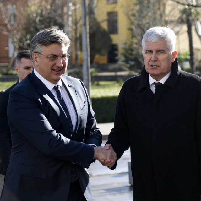 Andrej Plenković i Dragan Čović