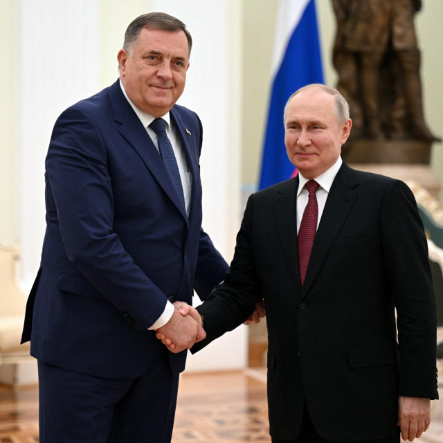 Milorad Dodaik i Vladimir Putin