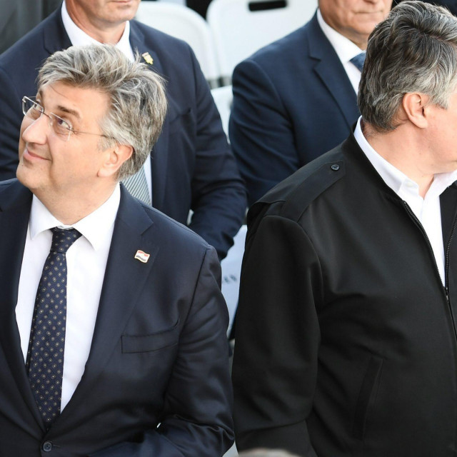 Andrej Plenković i Zoran Milanović