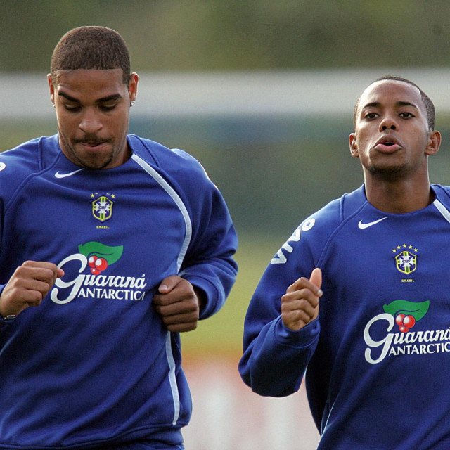 Adriano i Robinho (arhivska fotografija)