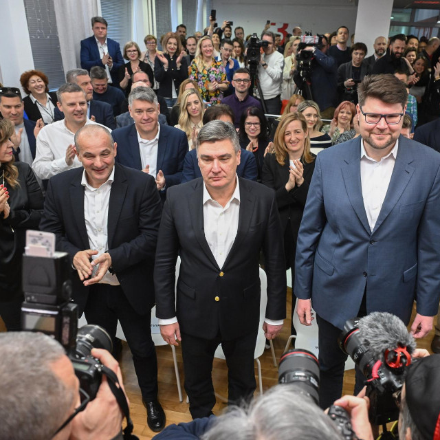 Orsat Miljenić, Zoran Milanović i Peđa Grbin