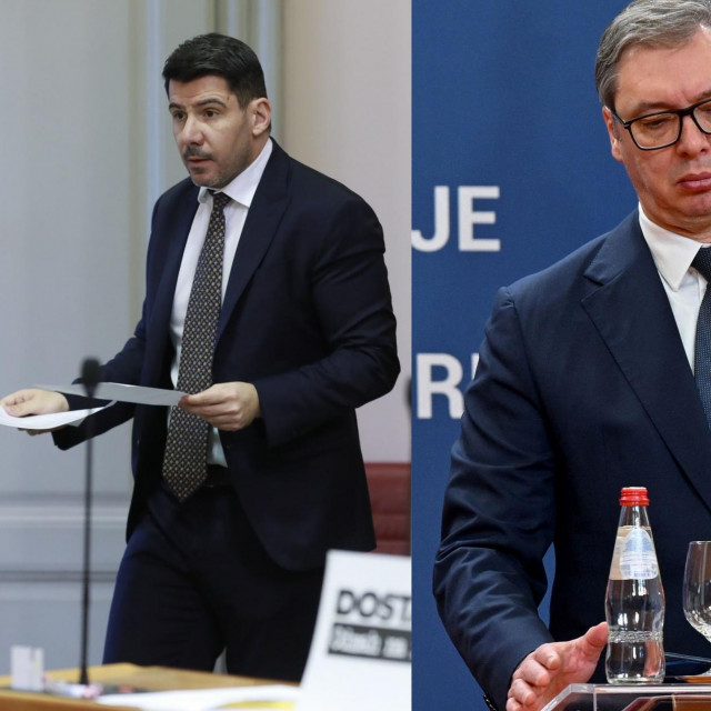 Nikola Grmoja i Aleksandar Vučić