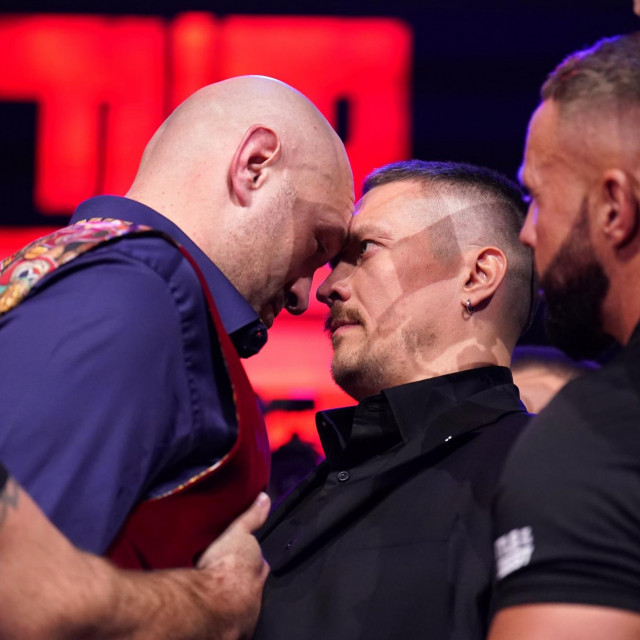 Tyson Fury i Oleksandr Usyk 