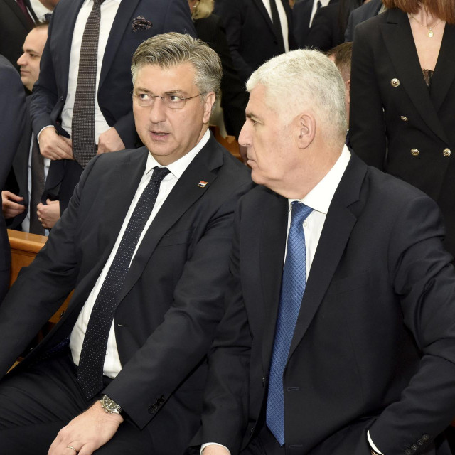 Andrej Plenković i Dragan Čović