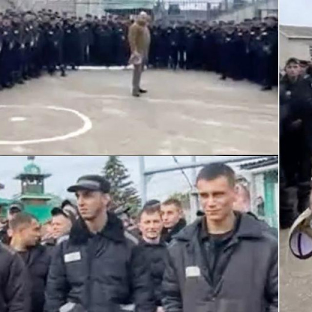 Obraćanje Jevgenija Prigožina osuđenicima u zatvoreničkoj koloniji