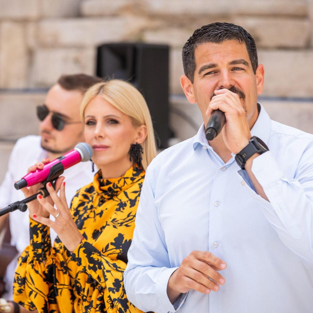 Marko Pecotić Peco i Silvia Dvornik