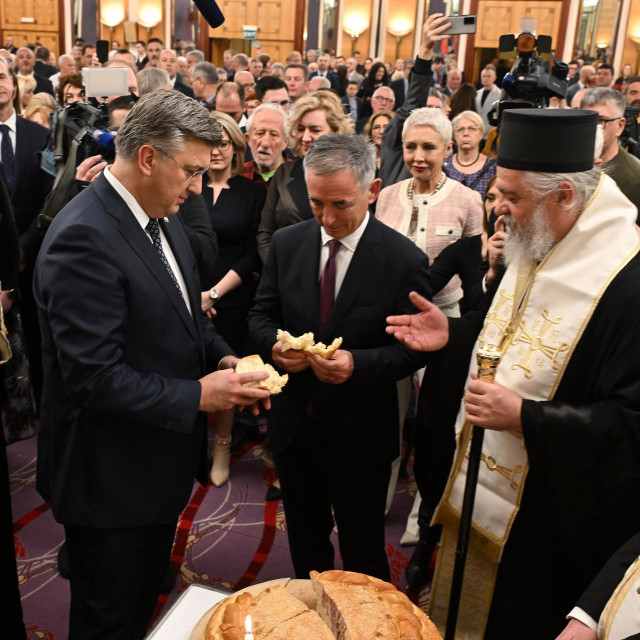 Andrej Plenkovic i Milorad Pupovac
 