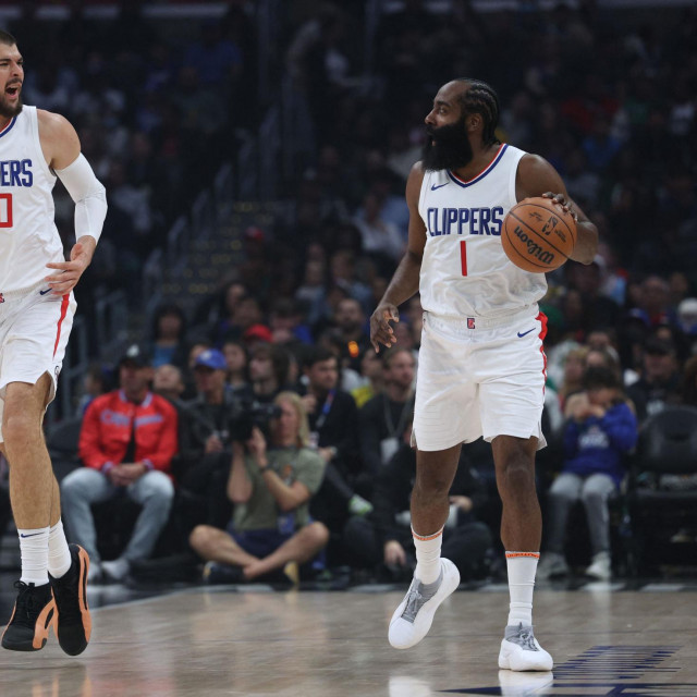 James Harden i Ivica Zubac