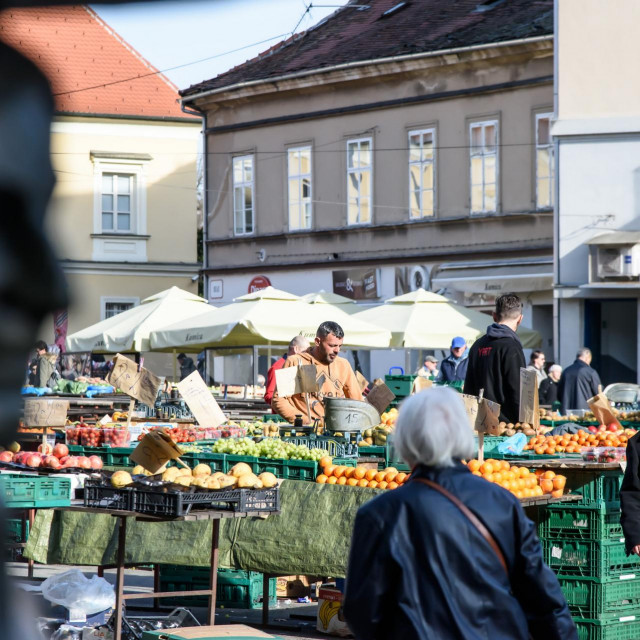 Tržnica Dolac, arhivska fotografija 