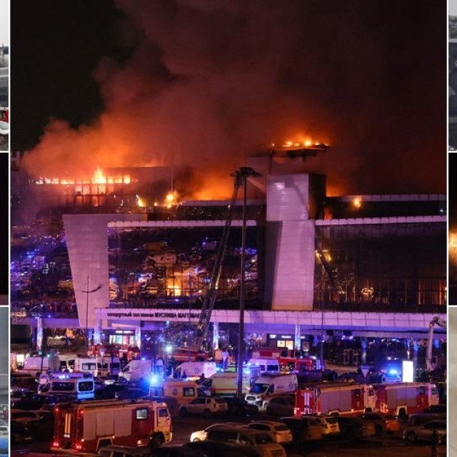 Prizori s mjesta napada na dvoranu kod Moskve