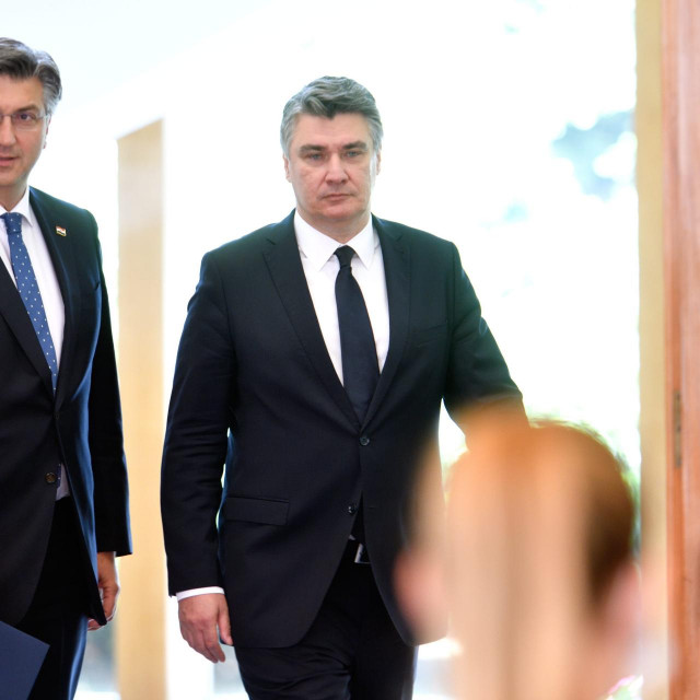 Andrej Plenković i Zoran Milanović