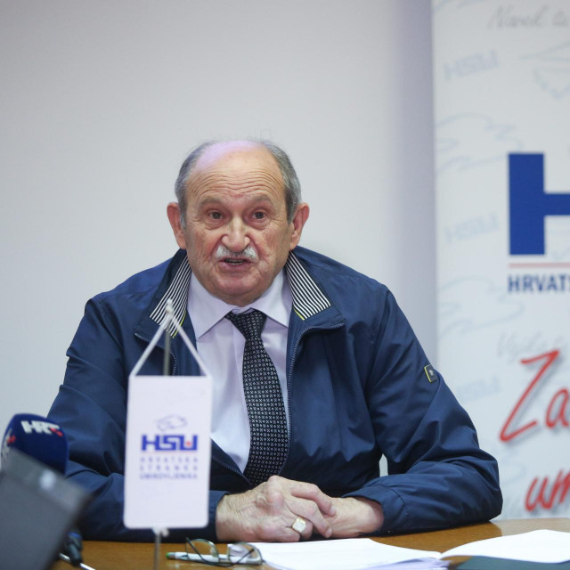Veselko Gabričević, predsjednik HSU-a