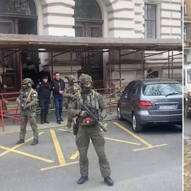 Specijalci dovode Petra Ćosića na sud u Zagrebu