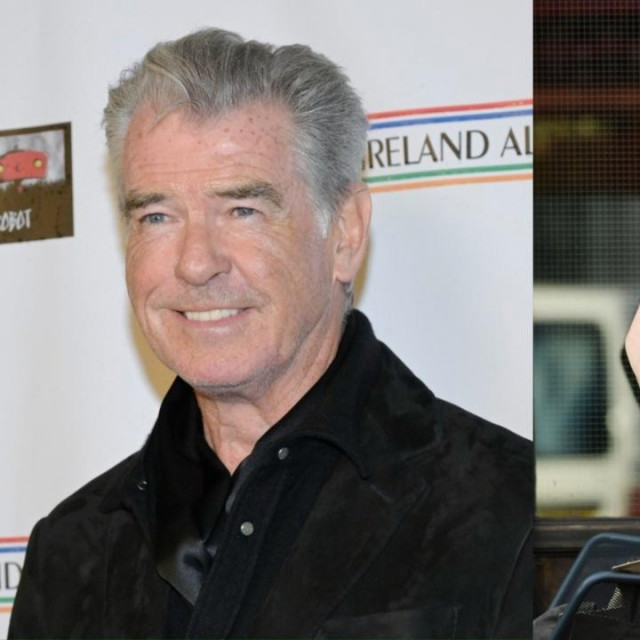 Pierce Brosnan i Aaron Taylor-Johnson 