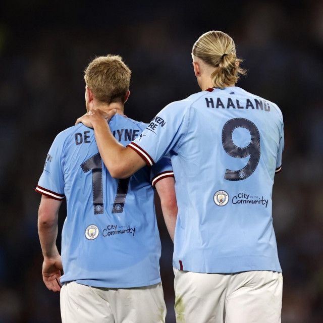 Kevin de Bruyne i Erling Haaland