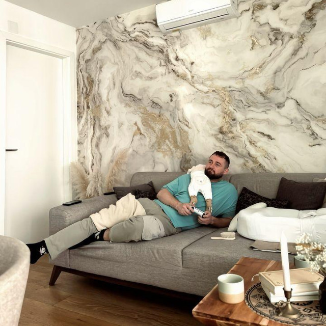 Matija Cvek i njegova kći Lota