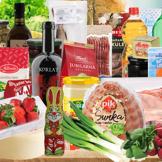 Ovo je samo dio proizvoda koji navodno trebaju činiti tradicionalnu uskršnju košaricu