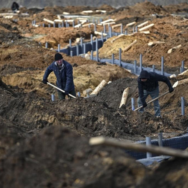 Izgradnja fortifikacija u regiji Zaporižja