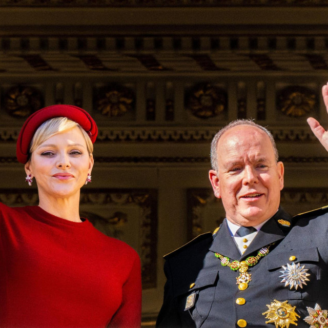 Princeza Charlene sa suprugom, Albertom II. na proslavi nacionalnog dana Monaca