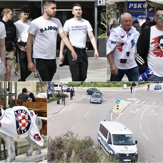 Navijači u Splitu