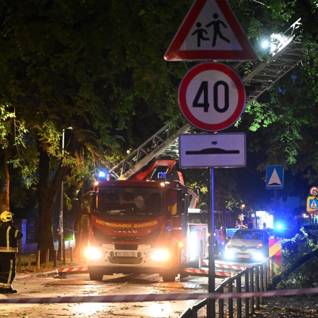 Vjetar u Zagrebu (arhivska fotografija)