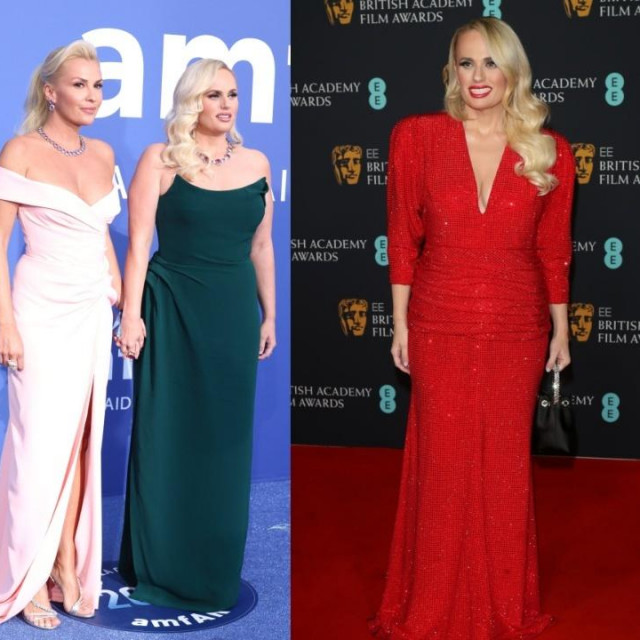 Rebel Wilson skinula je 35 kilograma nakon što je odlučila zatrudniti (u sredini sa zaručnicom Ramonom)