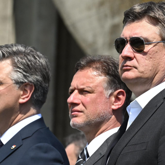 Andrej Plenković, Gordan Jandroković, Zoran Milanović 
