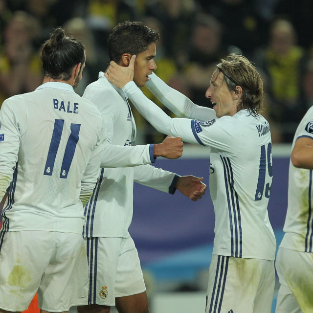Raphaël Varane i Luka Modrić