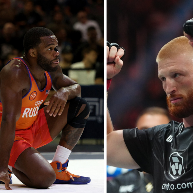 Jordan Burroughs (lijevo) i Bo Nickal (desno)