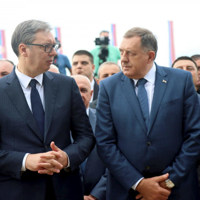 Aleksandar Vučić i Milorad Dodik