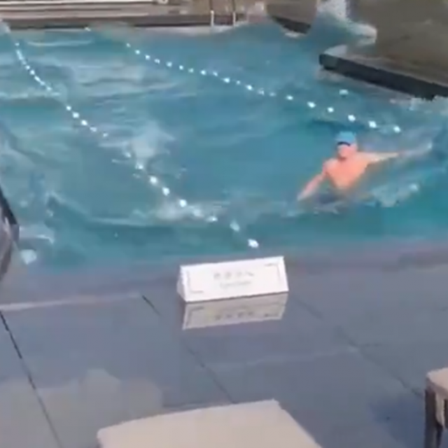 Snimka je navodno nastala za vrijeme potresa u Tajvanu