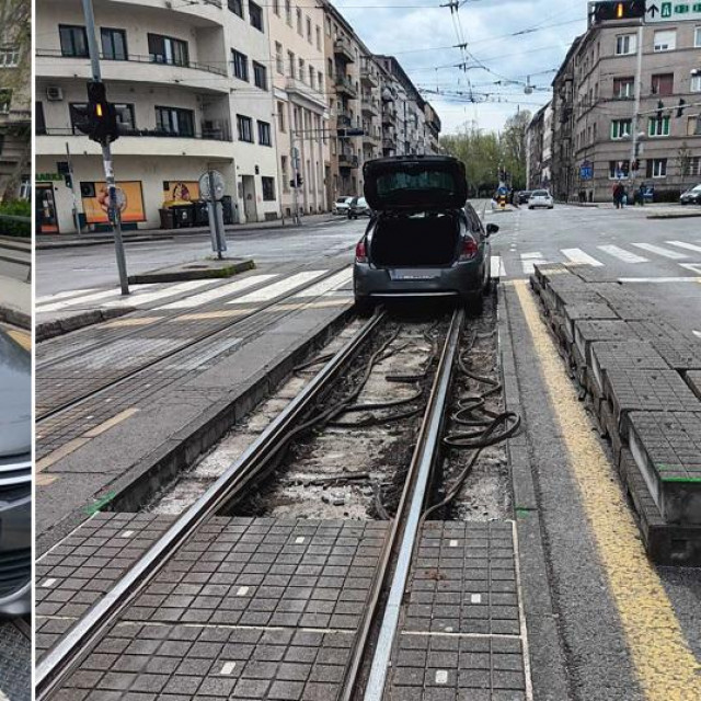Neoprezni vozač upao je u rupu