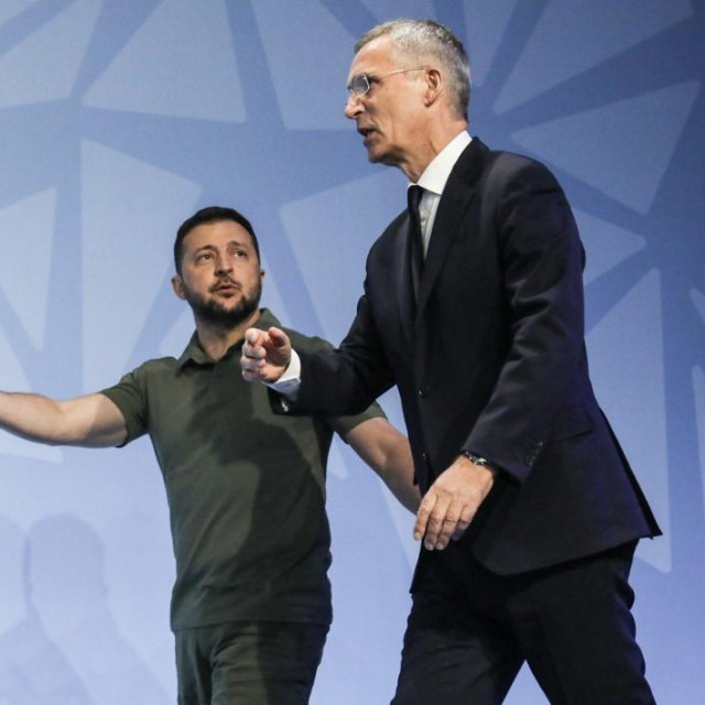 Jens Stoltenberg i Volodimir Zelenski