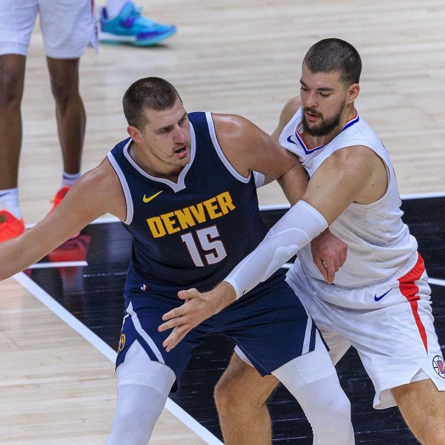 Nikola Jokić i Ivica Zubac