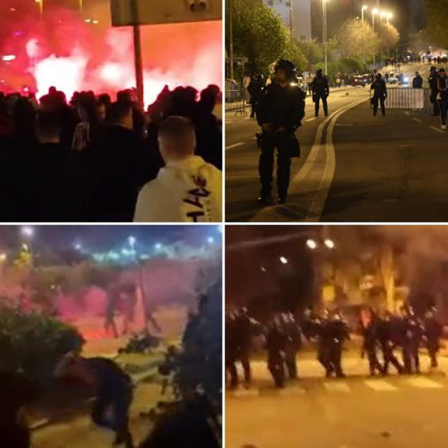 Prizori nereda u Splitu