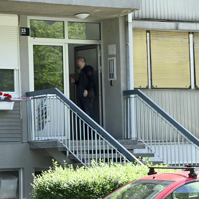 Policijski očevid u naselju Srednjaci