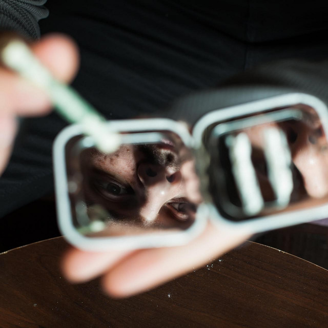 Ovisnost o kokainu, ilustracija