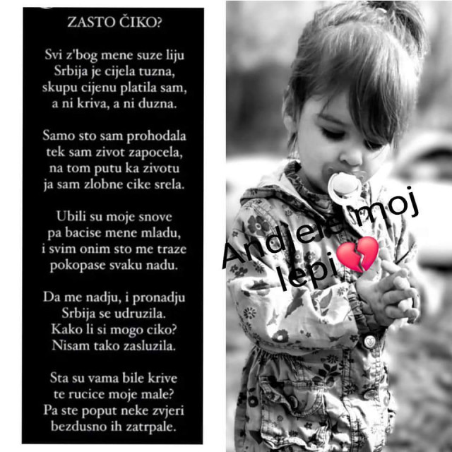 Objava Dankine bake Tatjane