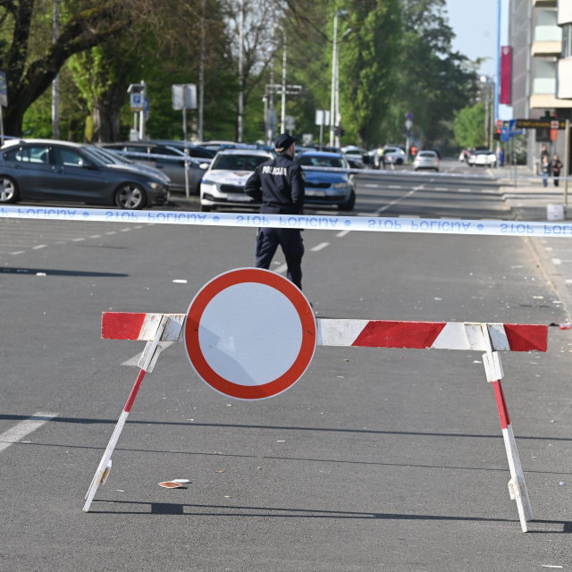 Ulica Florijana Andrašeca gdje je došlo do pucnjave