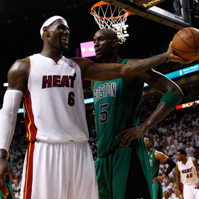 LeBron James i Kevin Garnett